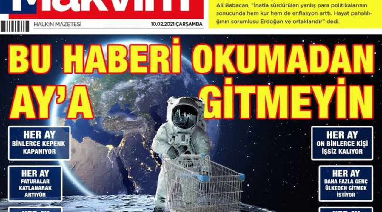 DEVA Partisi Takvim'i Makvim Yaptı, Akla Ziyan Manşetiyle Dalga Geçti