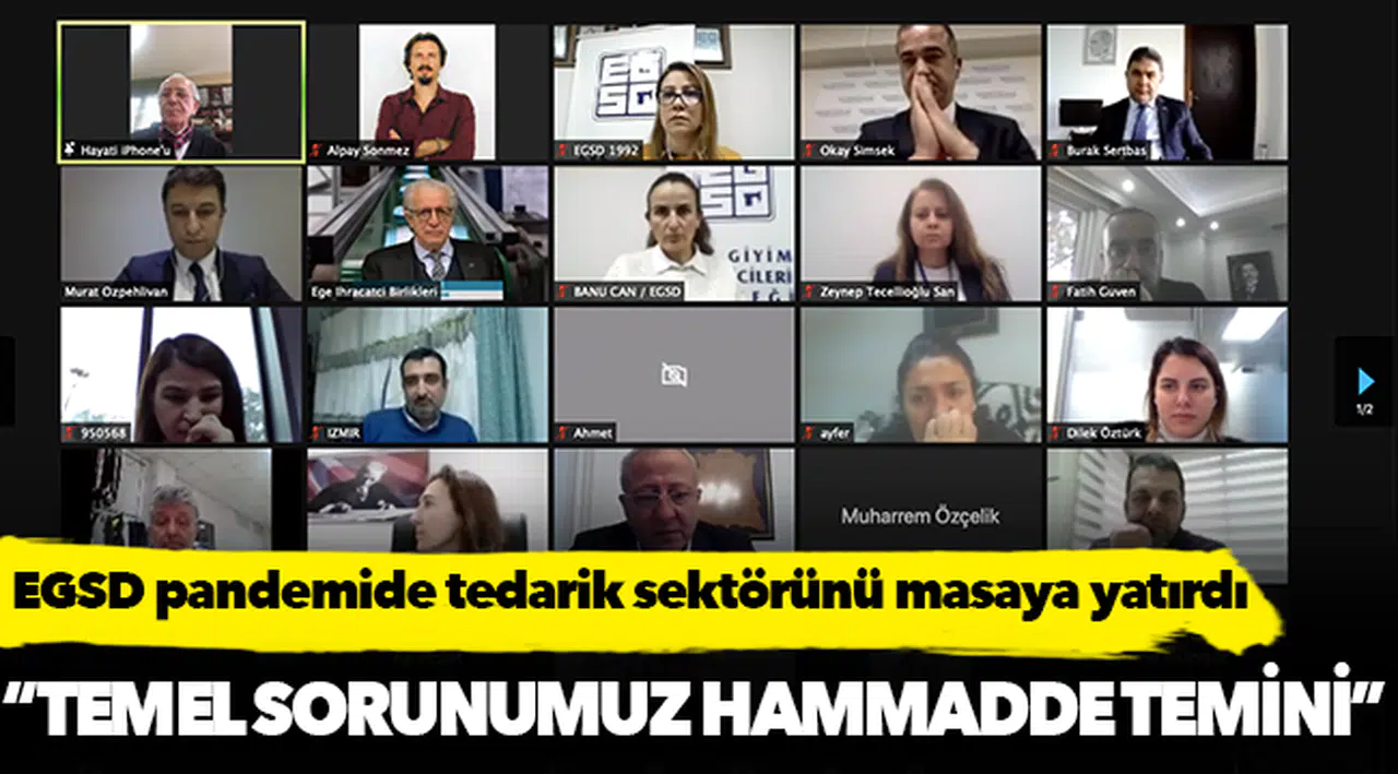 EGSD pandemide tedarik sektörünü masaya yatırdı
