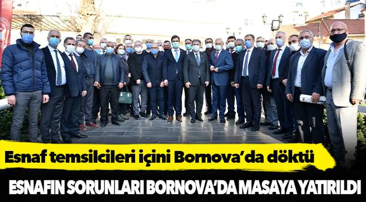 Esnaf temsilcileri içini Bornova’da döktü