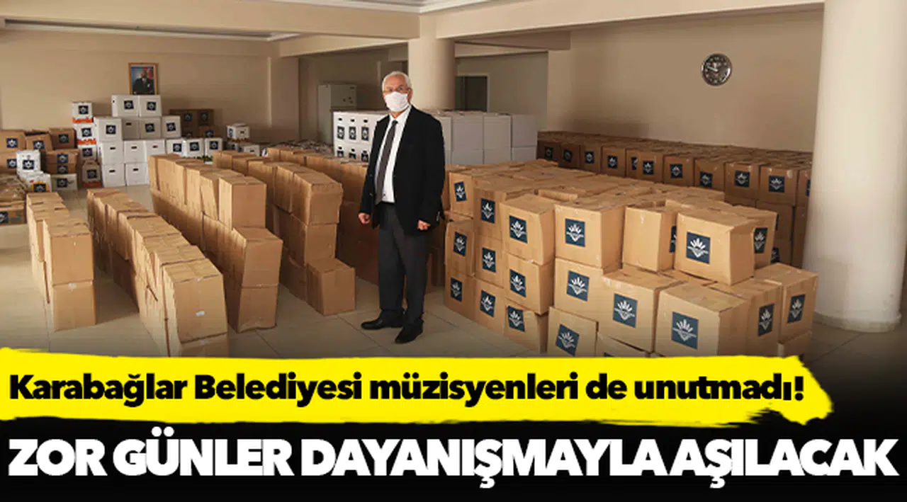 Karabağlar Belediyesi müzisyenleri de unutmadı!