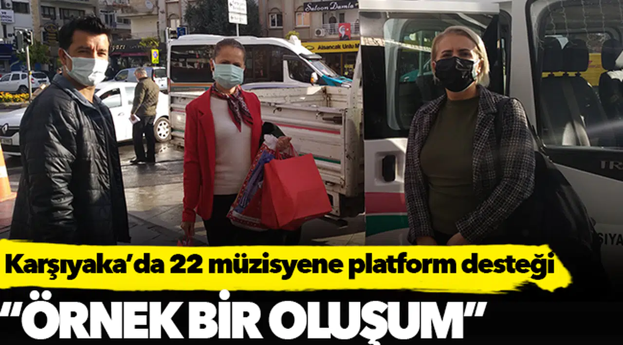 Karşıyaka'da 22 müzisyene platform desteği