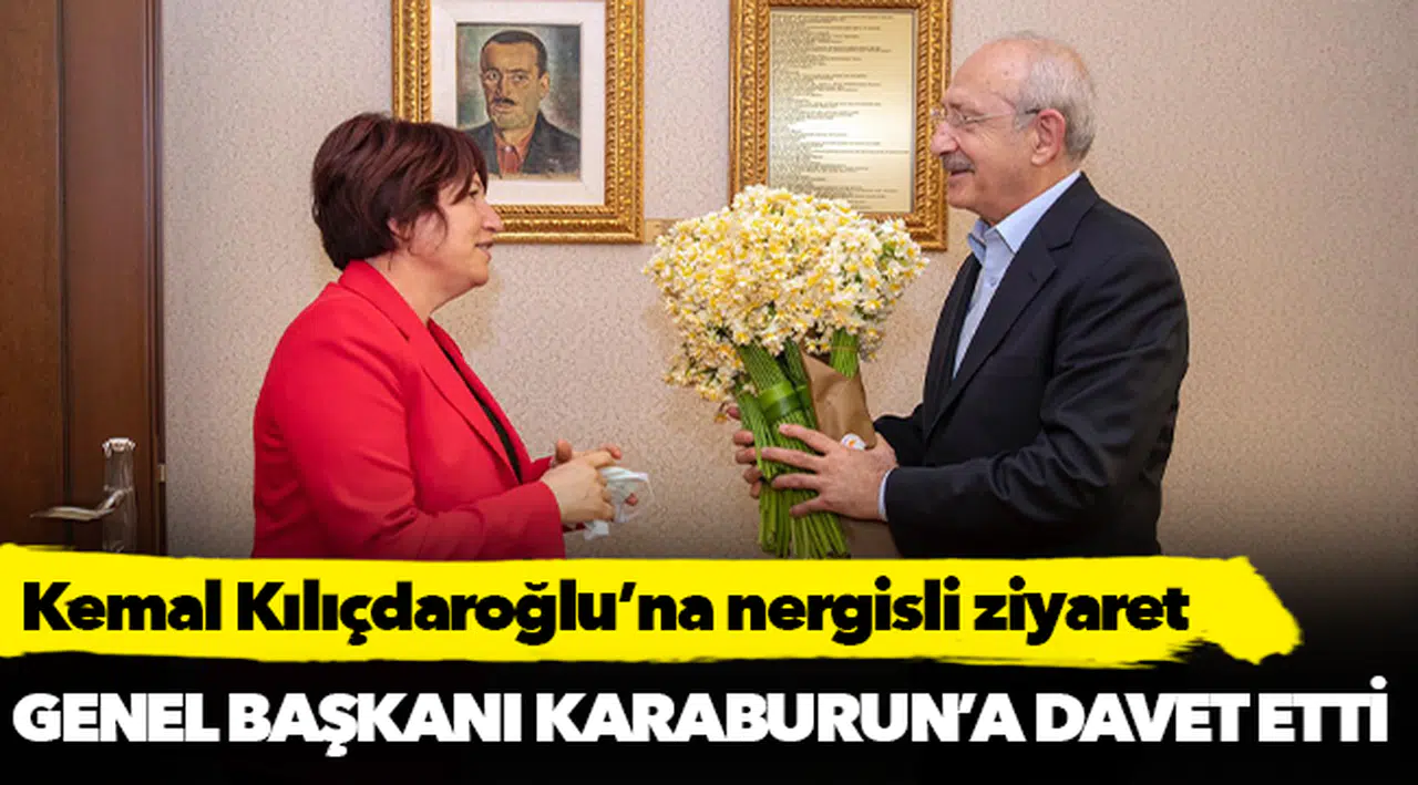 Kemal Kılıçdaroğlu’na nergisli ziyaret
