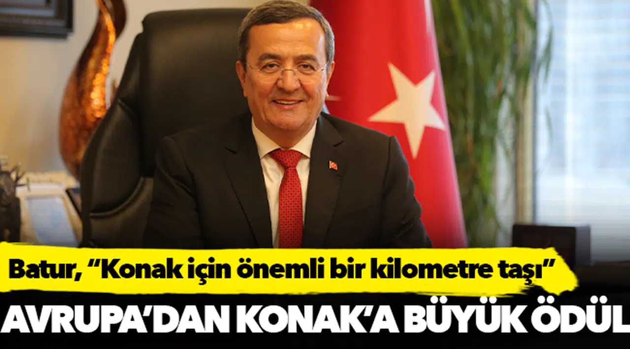 Konak’a Avrupa’dan büyük ödül