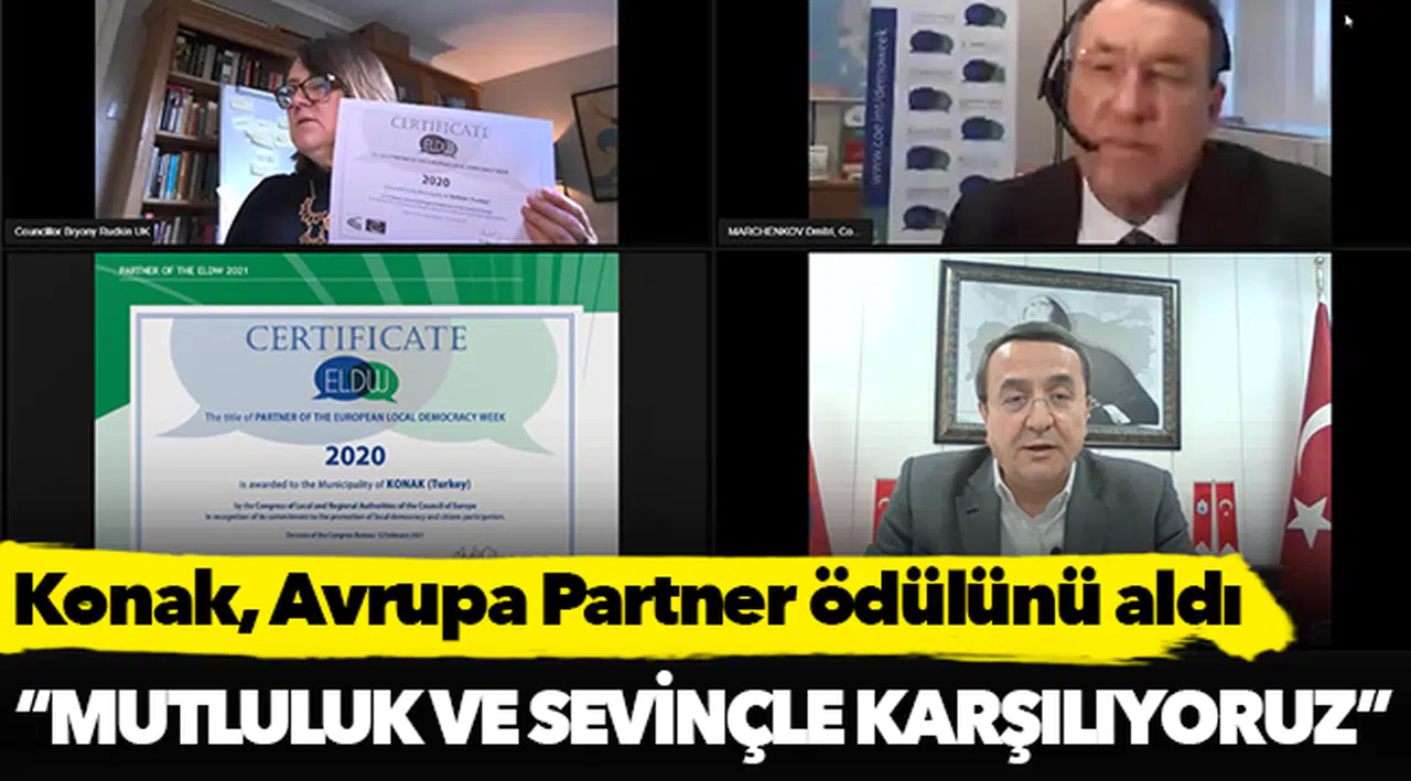 Konak, Avrupa Partner ödülünü aldı
