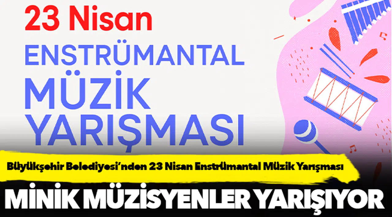 Minik müzisyenler yarışıyor