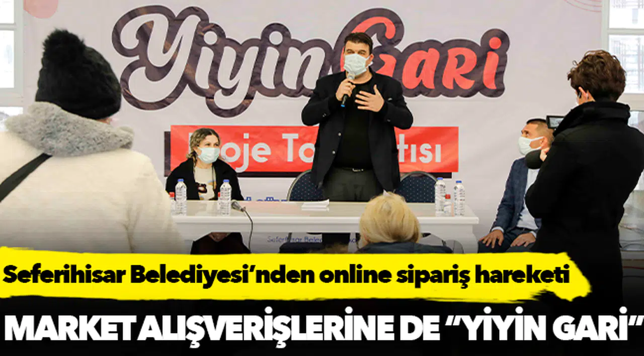 Seferihisar Belediyesi’nden online sipariş hareketi 'Yiyin Gari'