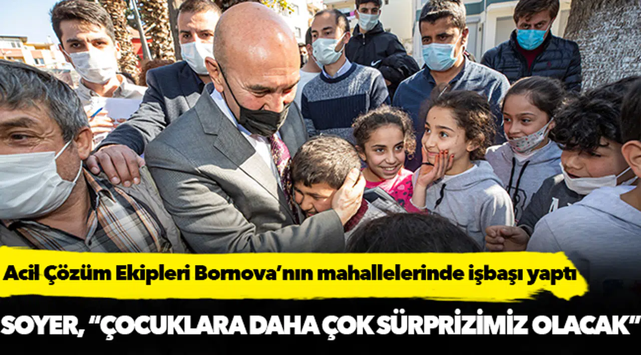 Acil Çözüm Ekipleri Bornova’nın mahallelerinde işbaşı yaptı
