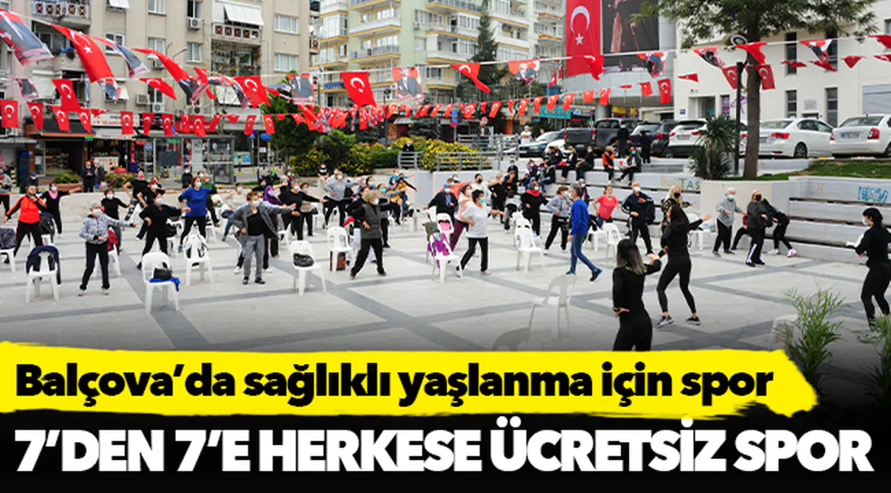 Balçova'da sağlıklı yaşlanma için spor