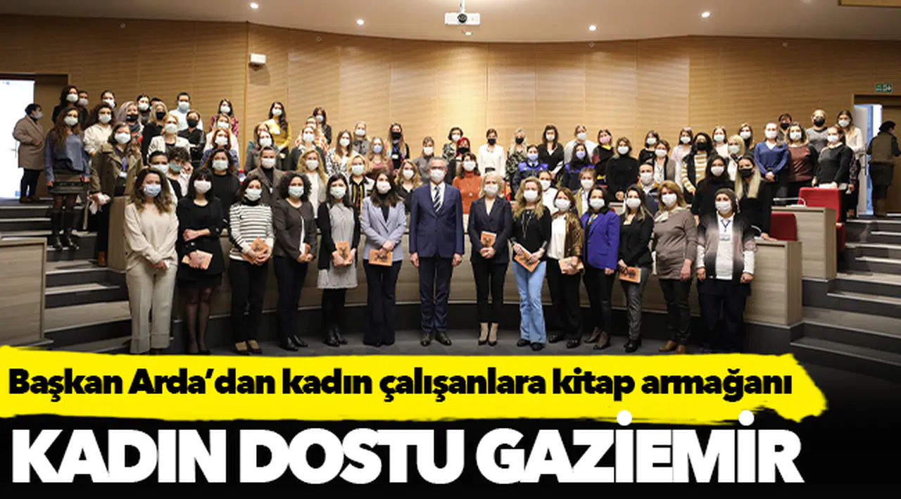Başkan Arda’dan kadın çalışanlara kitap armağanı