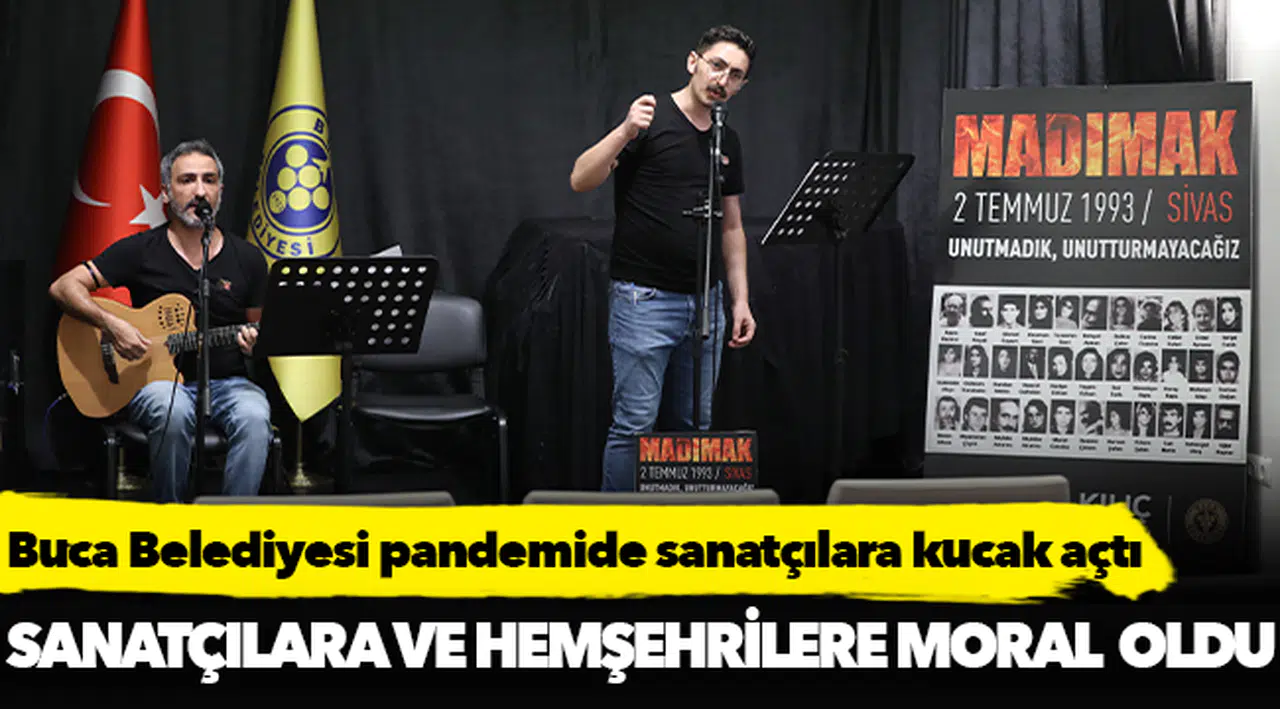 Buca Belediyesi pandemide sanatçılara kucak açtı