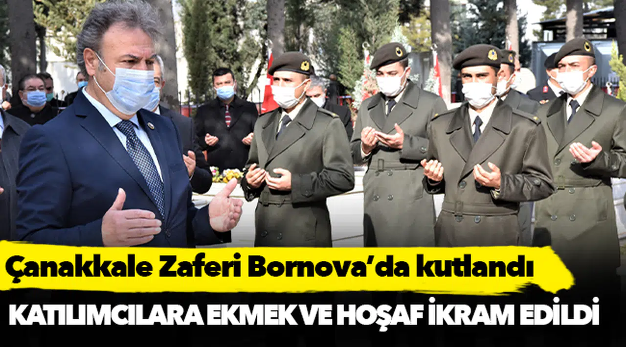 Çanakkale Zaferi Bornova’da kutlandı
