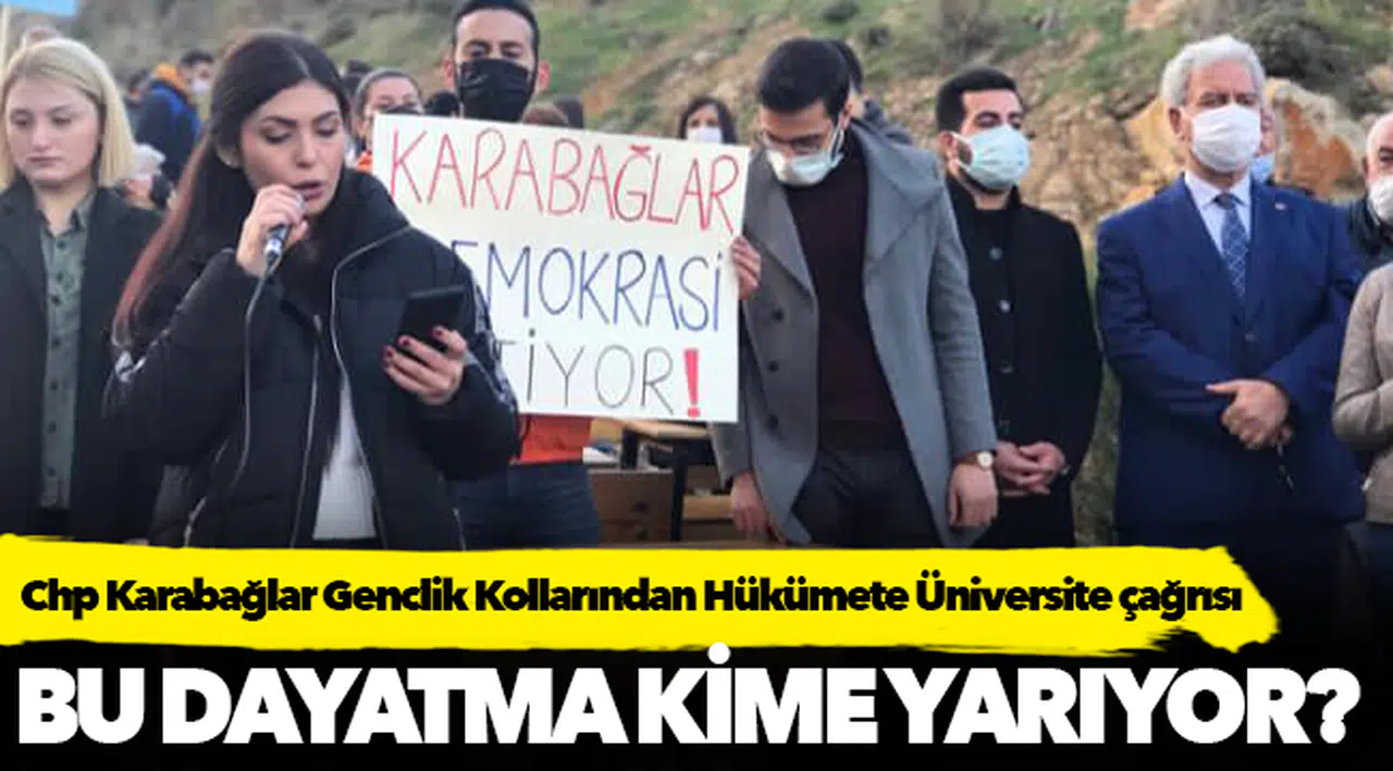 Chp Karabağlar Genclik Kollarından Hükümete Üniversite çağrısı