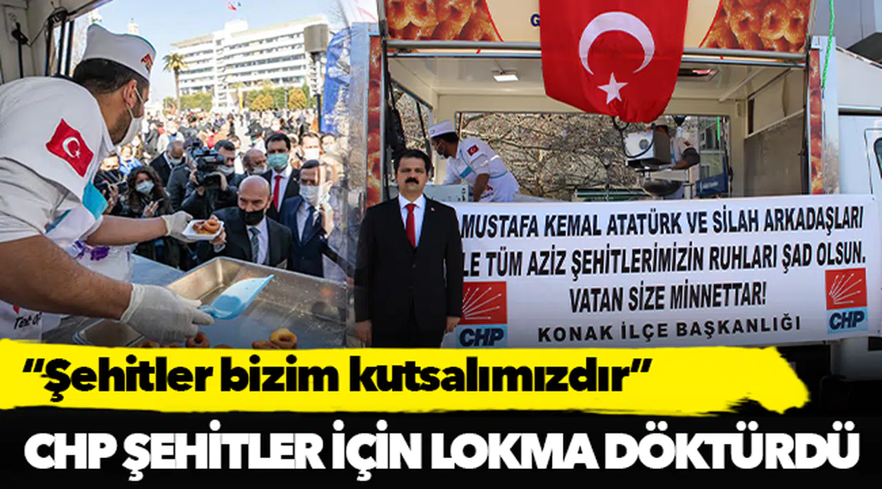 CHP şehitler için lokma döktürdü