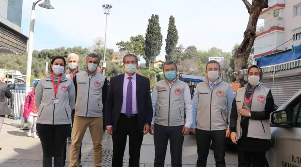 İzmir Vali Yardımcısı Hulusi Doğan denetlemelere katıldı