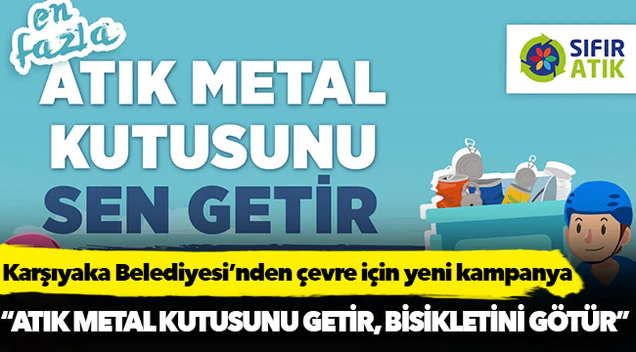 Karşıyaka Belediyesi’nden çevre için yeni kampanya