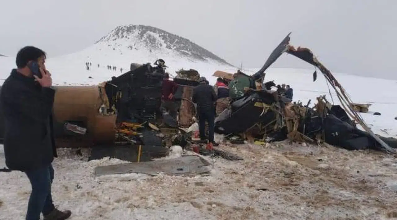 MSB: Askeri helikopterin düşmesi sonucu 9 asker yaşamını yitirdi