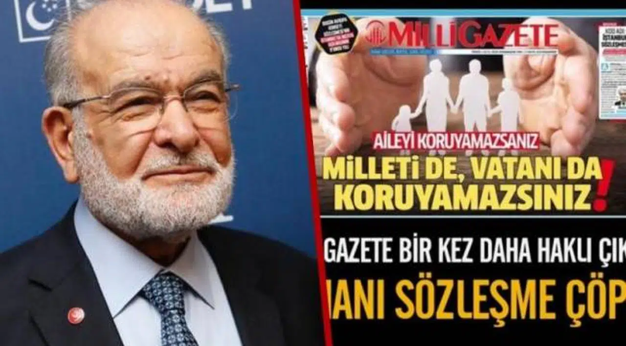 Saadet Partisi'nden 'İstanbul Sözleşmesi' kutlaması: 'Aile düşmanı sözleşme çöpe atıldı!' dediler