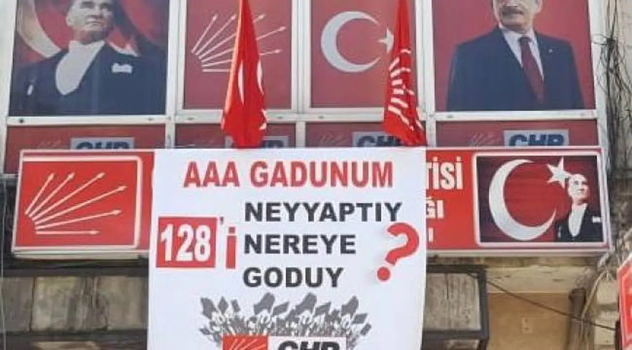 "128 milyar dolar nerede" sorusunu çağrıştıracak tüm pankartların yasaklanması istendi