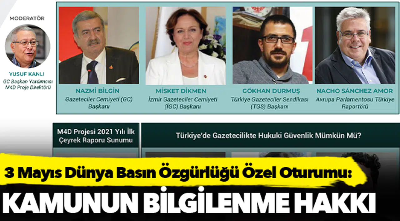 3 Mayıs Dünya Basın Özgürlüğü Özel Oturumu: Kamunun Bilgilenme Hakkı