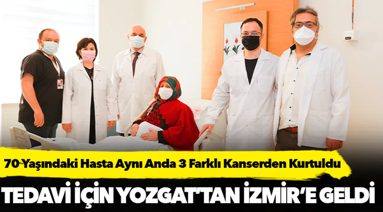 70 Yaşındaki Hasta Aynı Anda 3 Farklı Kanserden Kurtuldu