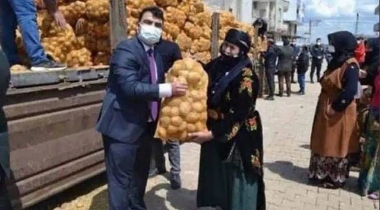AK Parti'li Şamil Tayyar'dan patates çuvalıyla poz veren Hilvan Kaymakamı'na: Bir hadsiz insanı tavrı, şovuna malzeme yapıyor