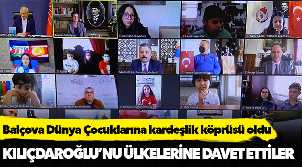 Balçova Dünya Çocuklarına kardeşlik köprüsü oldu