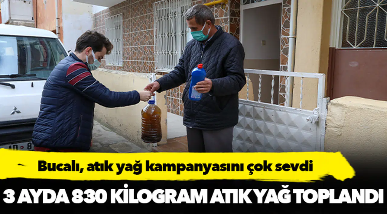 Buca’da atık yağlar dönüştü: 3 ayda 830 kilogram toplandı