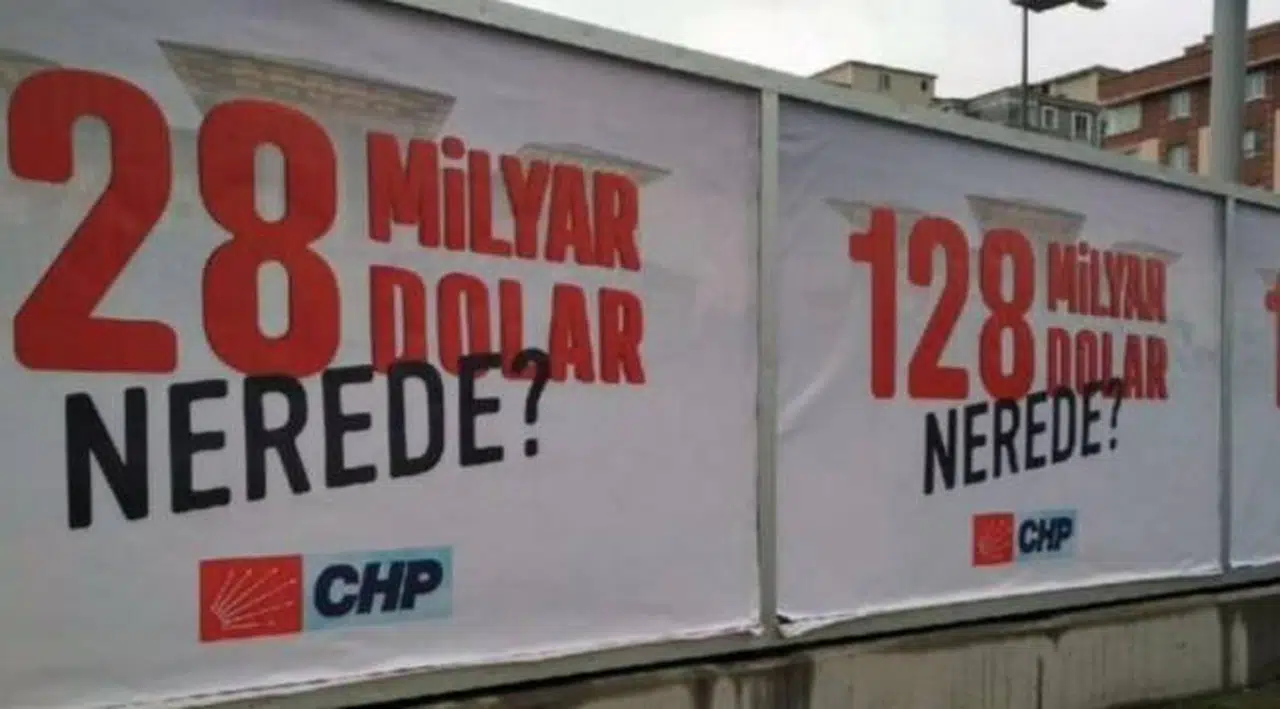 CHP’den afiş açıklaması