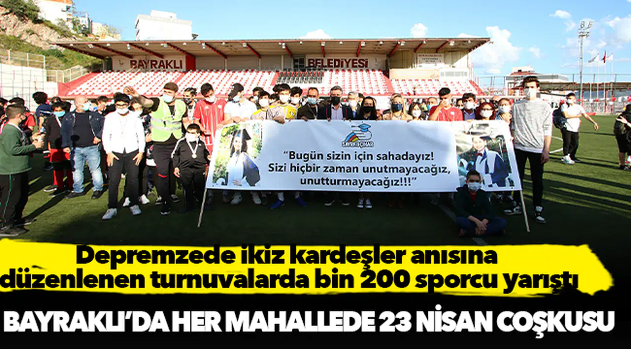 Depremzede ikiz kardeşler anısına düzenlenen turnuvalarda bin 200 sporcu yarıştı
