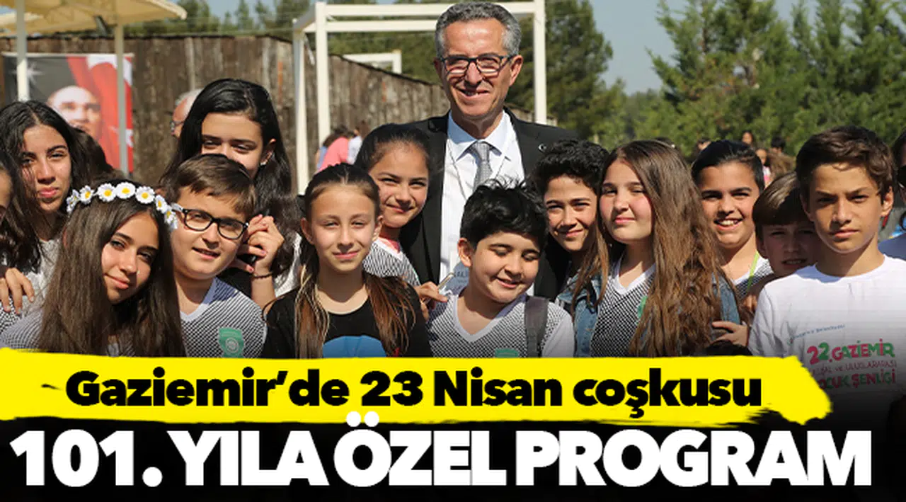 Gaziemir’de 23 Nisan coşkusu