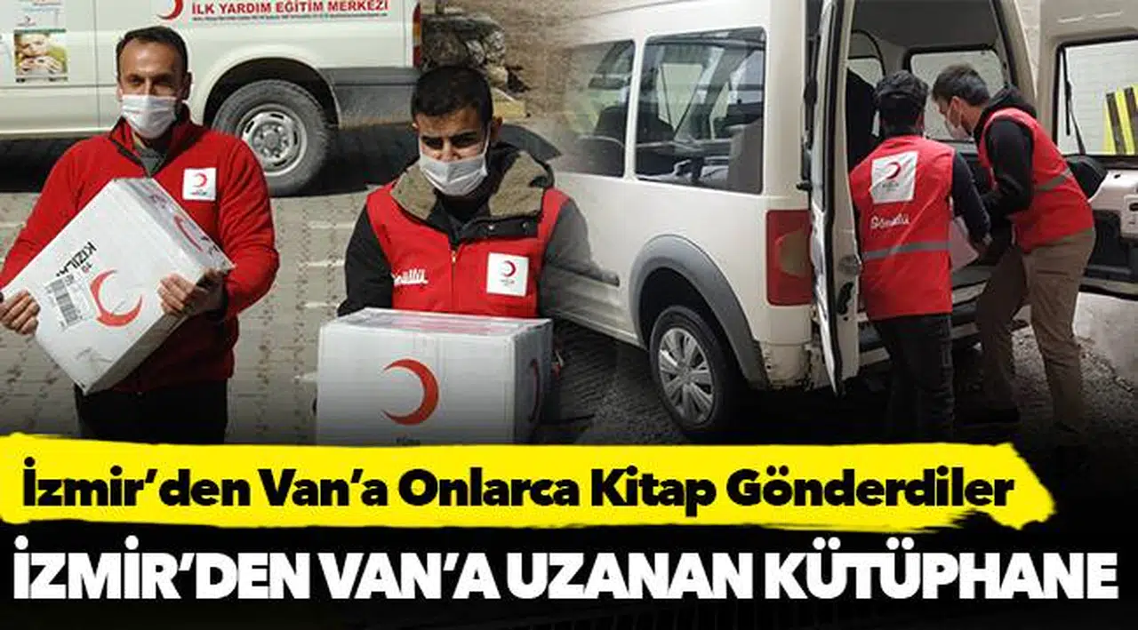 İzmir’den Van’a Onlarca Kitap Gönderdiler