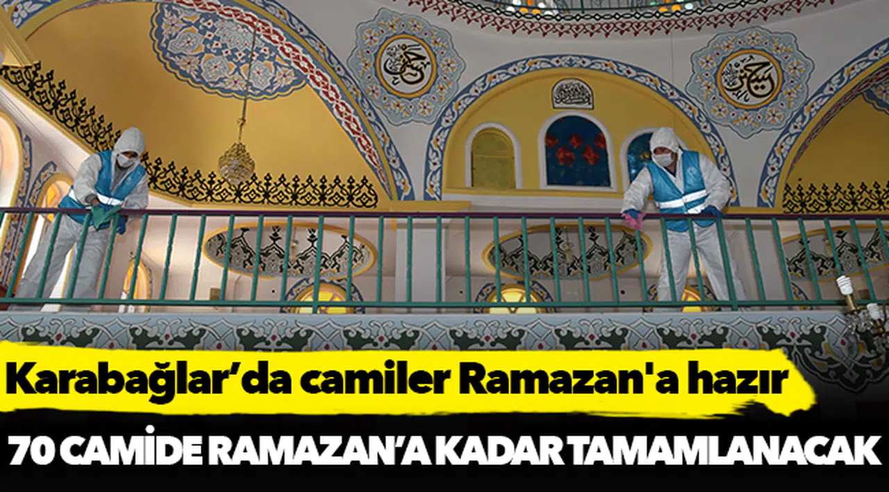 Karabağlar’da camiler Ramazan'a hazır