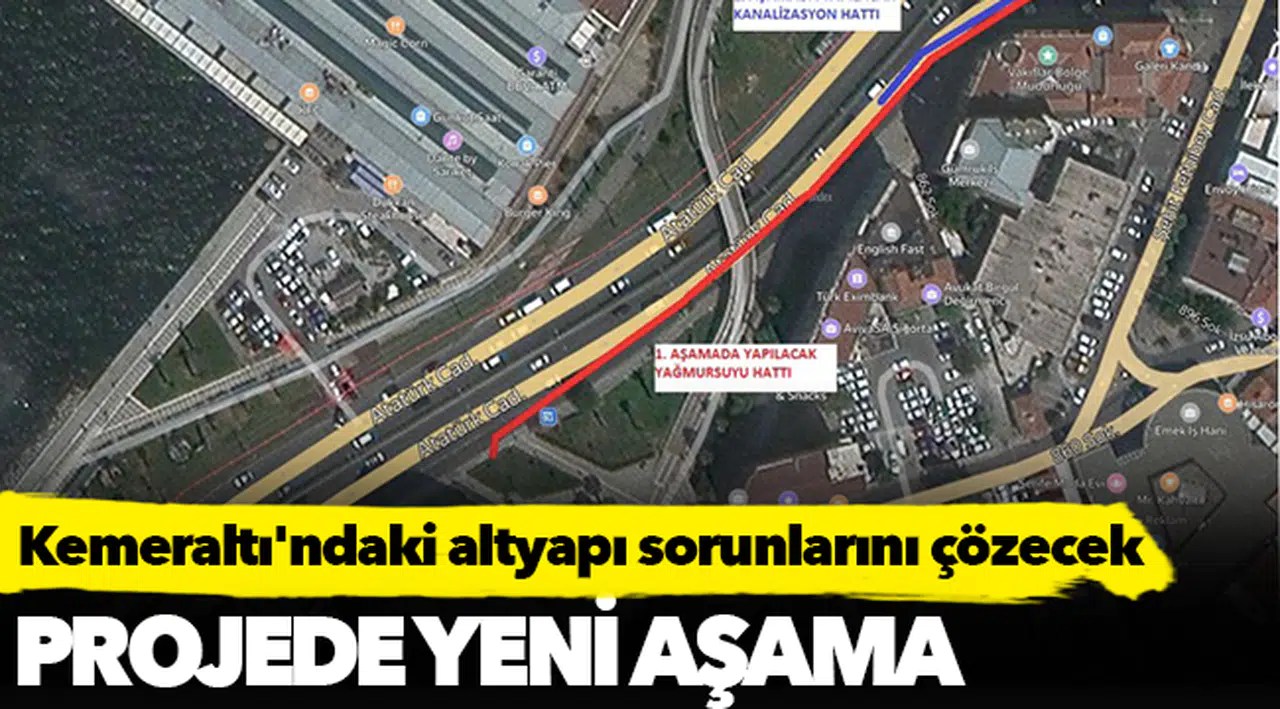 Kemeraltı'ndaki altyapı sorunlarını çözecek projede yeni aşama