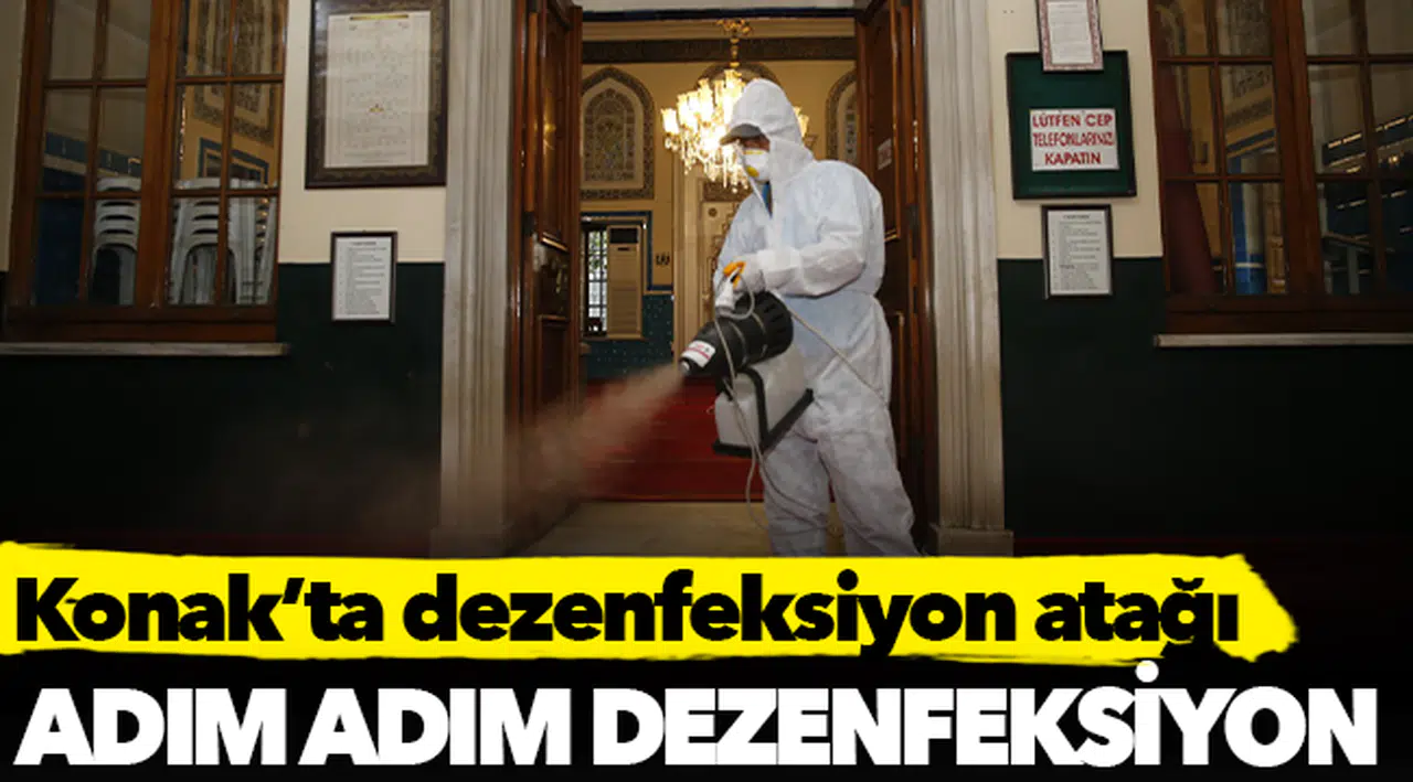 Konak’ta dezenfeksiyon atağı