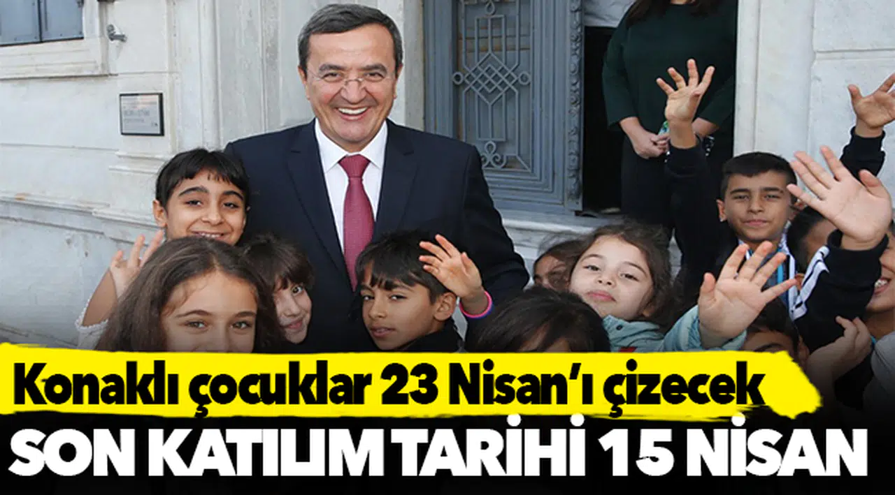 Konaklı çocuklar  23 Nisan’ı çizecek