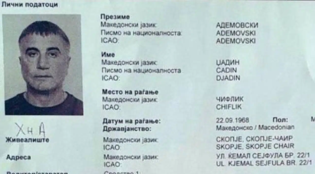 Makedonya'da Sedat Peker'e sahte evrak düzenleyen polislere operasyon