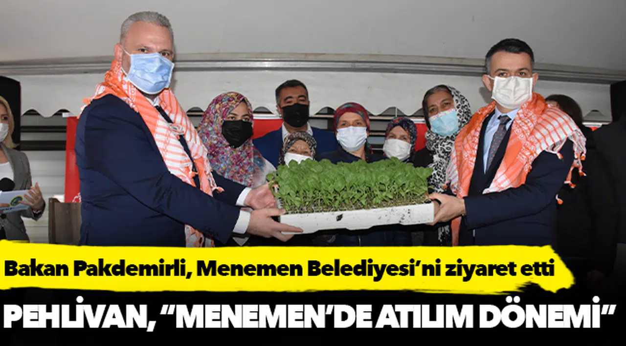 Menemen’e Tam Destek
