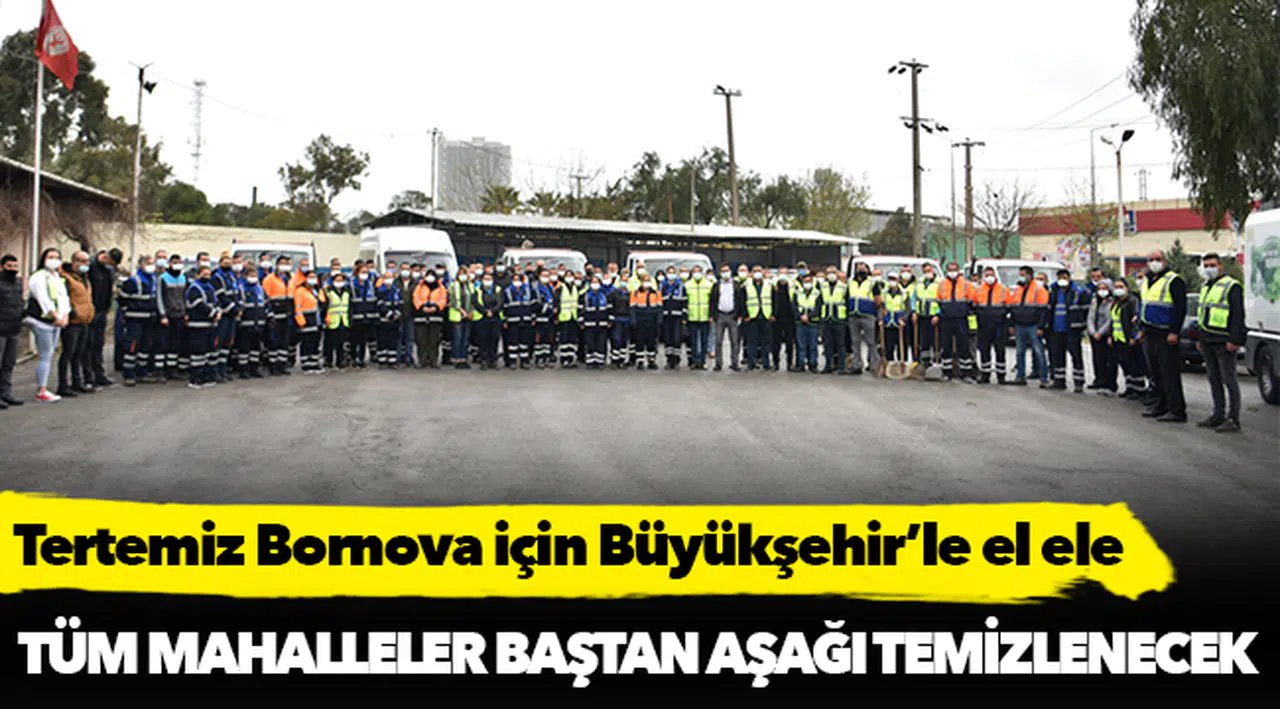 Tertemiz Bornova için Büyükşehir’le el ele