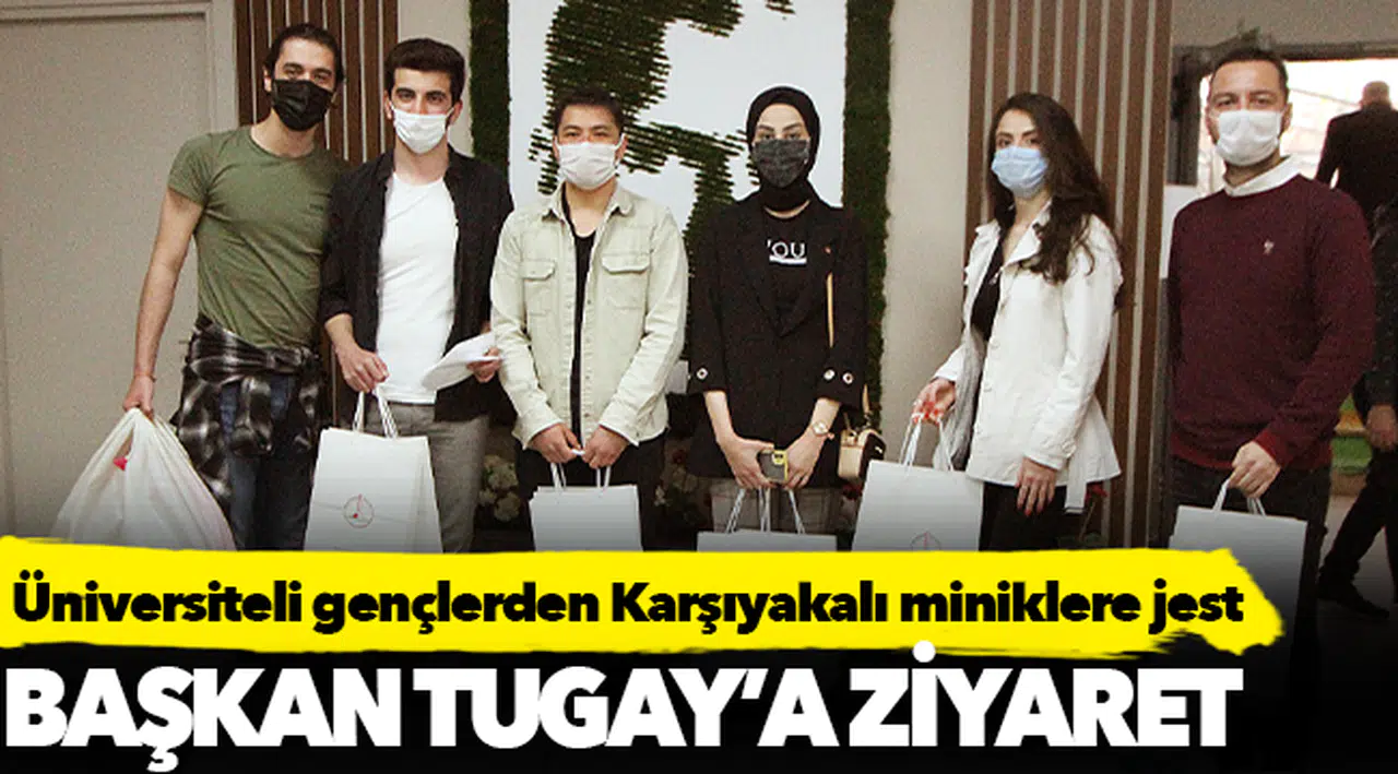 Üniversiteli gençlerden Karşıyakalı miniklere jest
