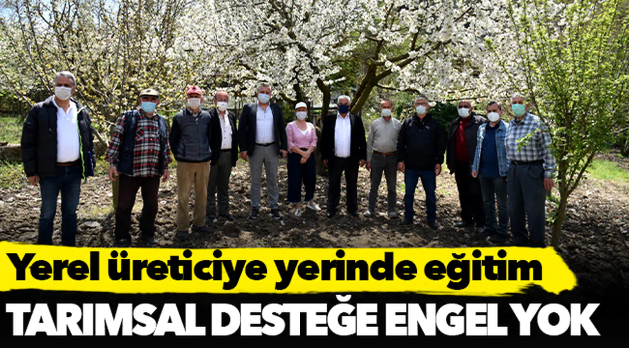 Yerel üreticiye yerinde eğitim