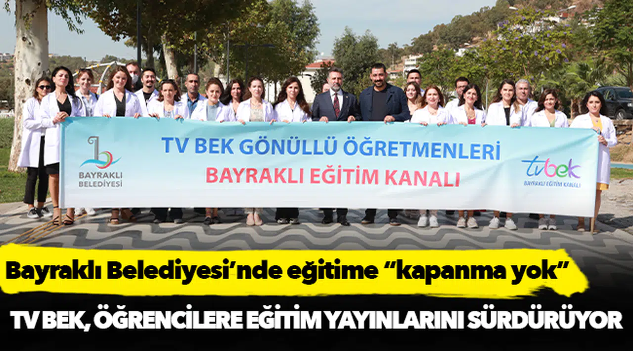 Bayraklı Belediyesi’nde eğitime “kapanma yok”