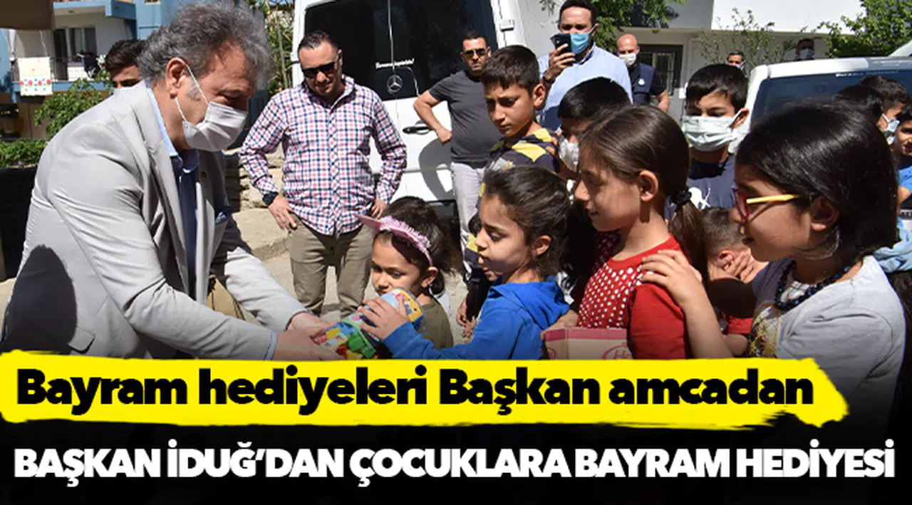 Bayram hediyeleri Başkan amcadan