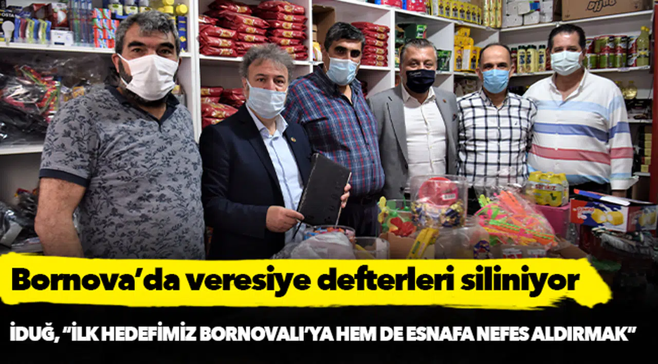Bornova’da veresiye defterleri siliniyor