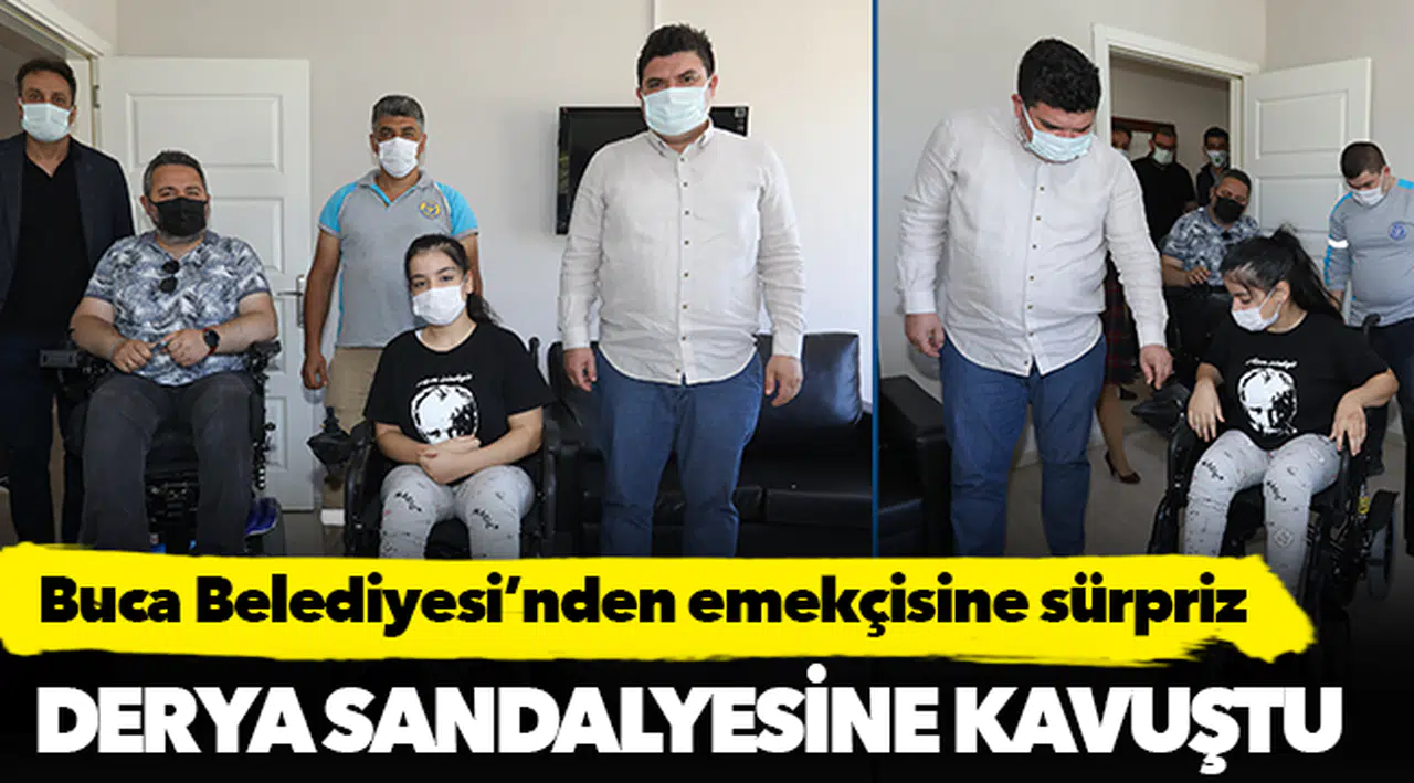 Buca Belediyesi’nden emekçisine sürpriz