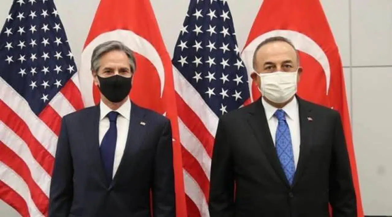 Çavuşoğlu ABD Dışişleri Bakanı Blinken ile görüştü