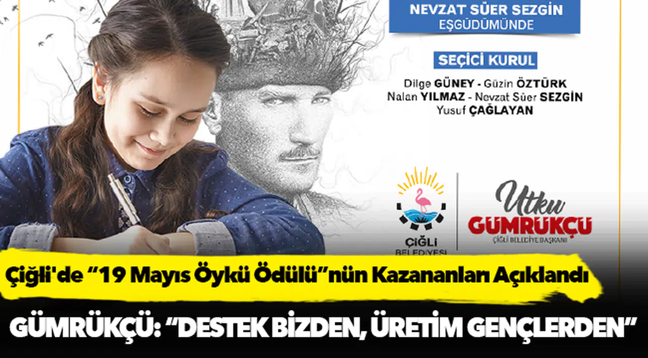 Çiğli'de “19 Mayıs Öykü Ödülü”nün Kazananları Açıklandı