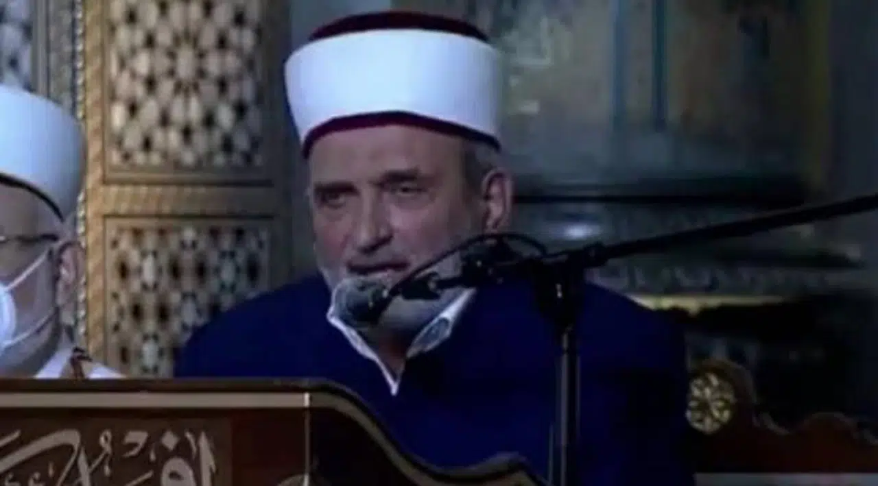 Erdoğan'ın önünde Atatürk'e bunları söyledi: Daha zalim ve kafir kim olabilir...