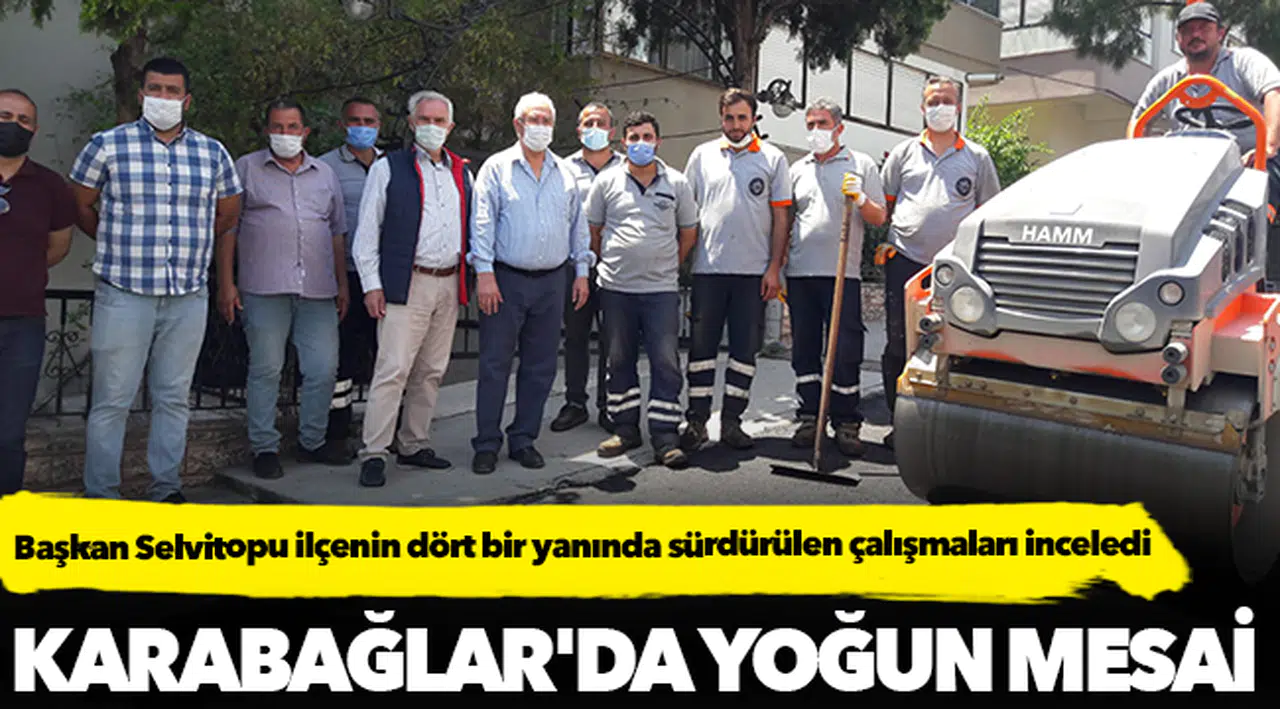 Karabağlar'da yoğun mesai