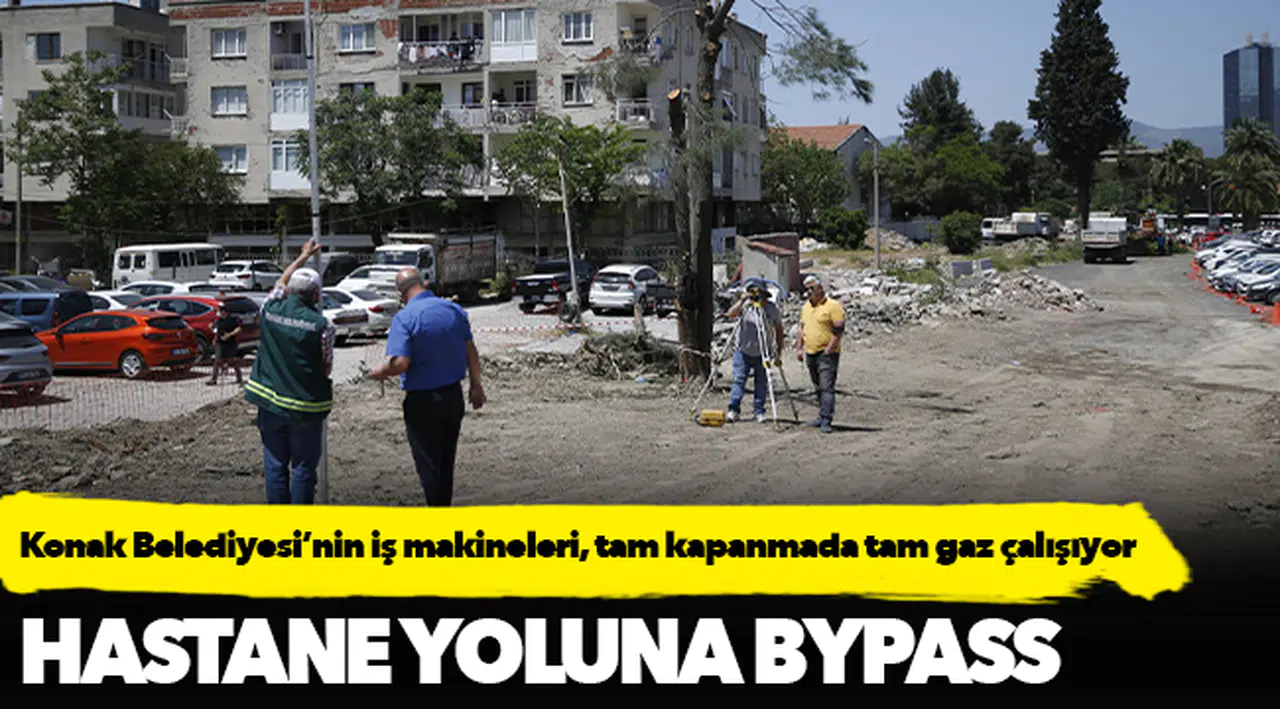 Konak Belediyesi’nin iş makineleri, tam kapanmada tam gaz çalışıyor