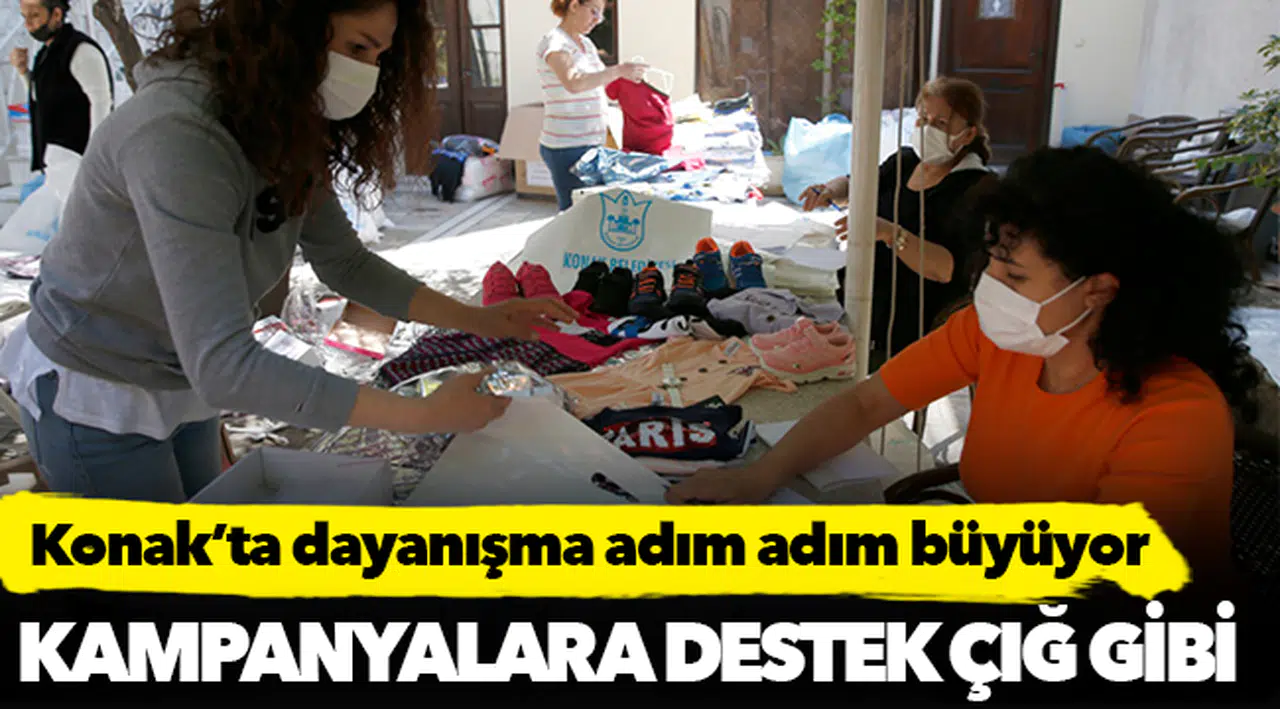 Konak’ta dayanışma adım adım büyüyor